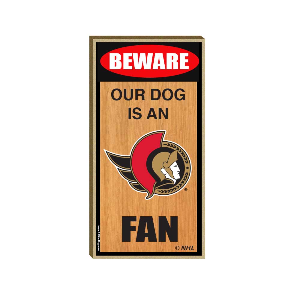 Ottawa Senators NHL Dog Collar