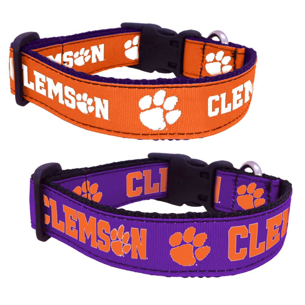 Clemson Tigers Medium Pet Bed - Black